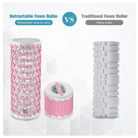 Portable Massage Foam Roller - HoopHaven